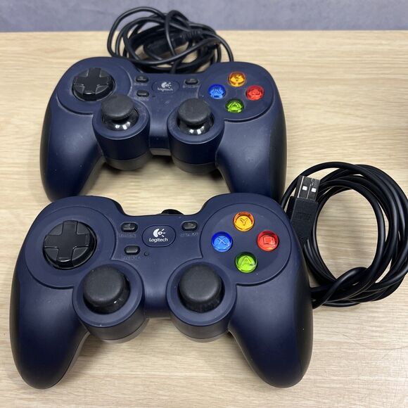 Logitech F310 Gamepad USB Wired Controller for PC/Mac Lot Of (2) - Picture 1 of 5